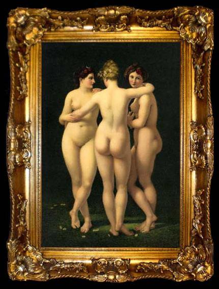 framed  Baron Jean-Baptiste Regnault The Three Graces, ta009-2